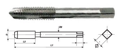 公制标准螺纹机用通孔丝锥(type N)